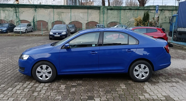 Skoda RAPID cena 31400 przebieg: 121000, rok produkcji 2018 z Wrocław małe 92